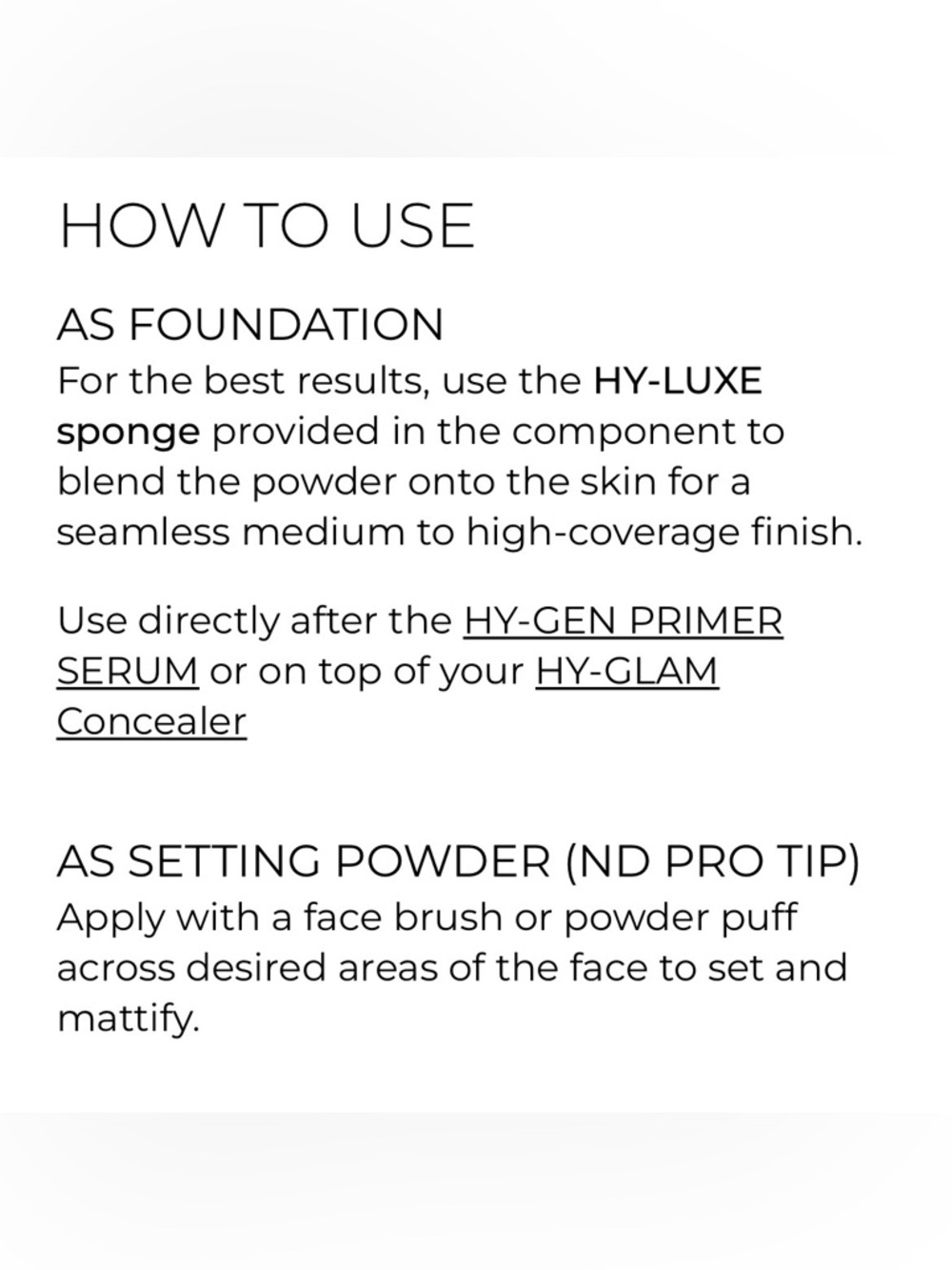 🔥NEW NATASHA DENONA HY-GLAM POWDER FOUNDATION's HY-TECH N3 - Picture 6 of 9